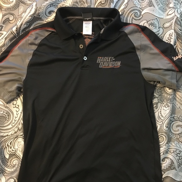 Harley Davidson DriFit Polo - Picture 1 of 4